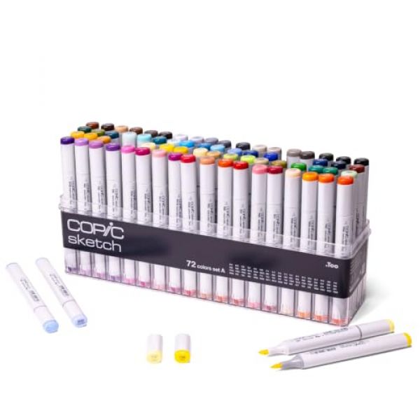 Copic Sketch Profi-Pinselmarker 72er-Set